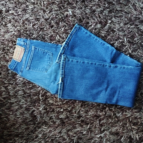 Angel Jeans Denim - Angel Jeans Juniors dark wash Bootcut  denim. Size 9. 33 inch length